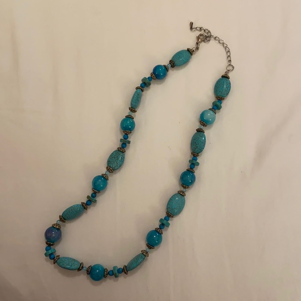 Turquoise Beaded Necklace